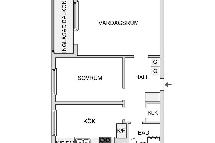 2 rum Lägenhet på Stadiongatan 55A Lorensborg Malmö kommun - bild 21