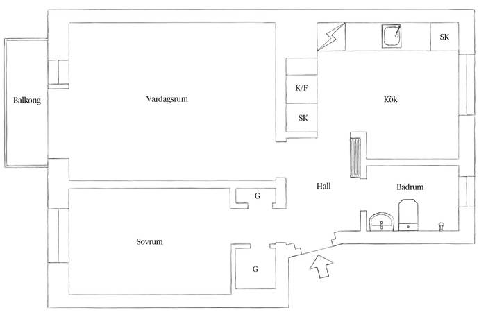 2 rum Lägenhet på Snoilskygatan 2B Lunden Göteborgs kommun - bild 18