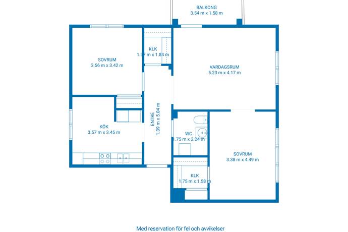 3 rum Lägenhet på Norra Herrgårdsgatan 86A Mossen Motala kommun - bild 20