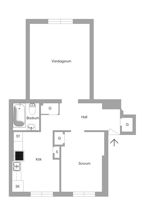 2 rum Lägenhet på Bielkegatan 5A Lunden Göteborgs kommun - bild 33