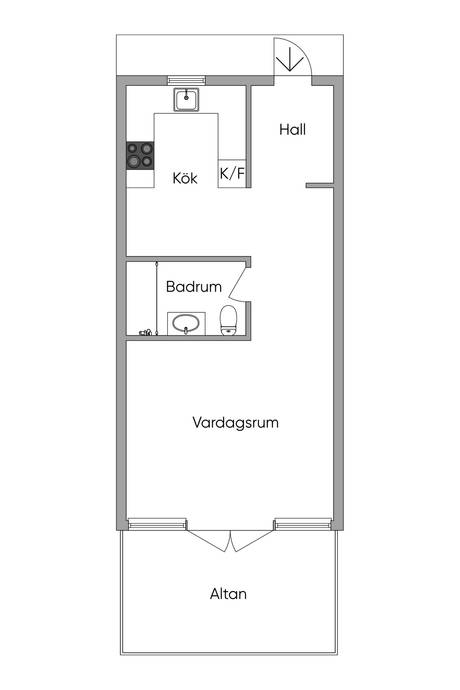 1 rum Lägenhet på Ingegatan 6U Komarken Kungälvs kommun - bild 16