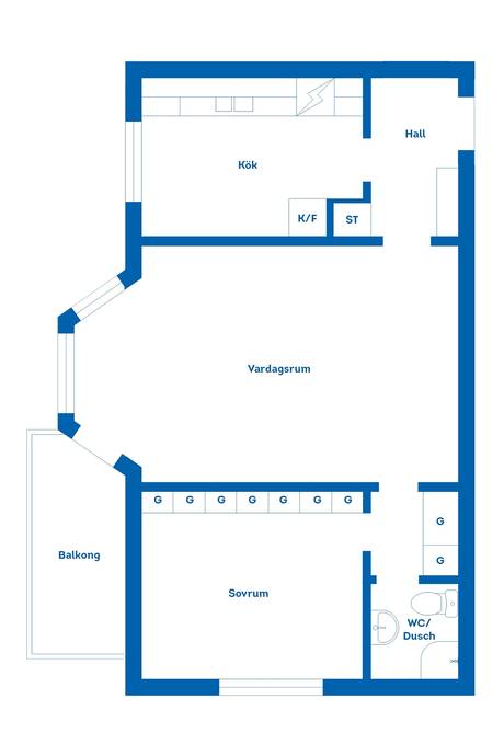 2 rum Lägenhet på Tränggatan 8 Norrmalm Skövde kommun - bild 20