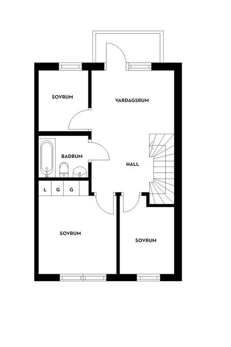5 rum Radhus på Kaprisvägen 23B Arnö Nyköpings kommun - bild 38