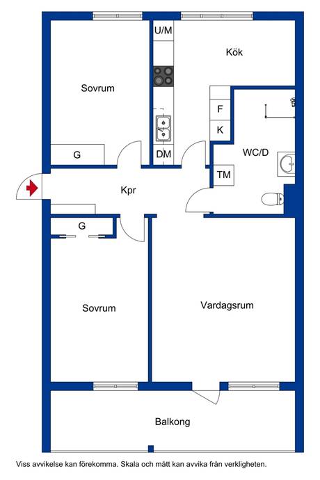 3 rum Lägenhet på Ferlinsgatan 47 NYBY Uppsala kommun - bild 18
