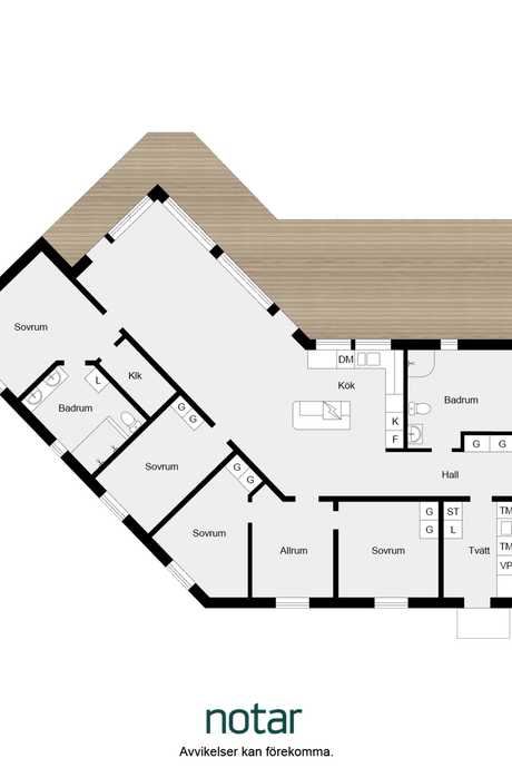 6 rum Villa på Vallgränd 4 Söråker Timrå kommun - bild 41