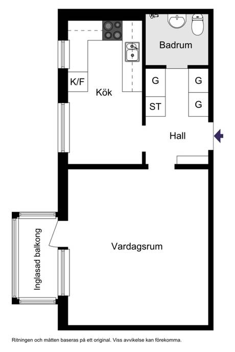 1 rum Lägenhet på Stationsgatan 6A Hallstahammars kommun - bild 14