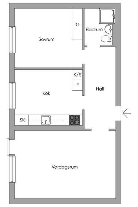 2 rum Lägenhet på Ystadsgatan 12C Helsingborg Helsingborgs kommun - bild 16