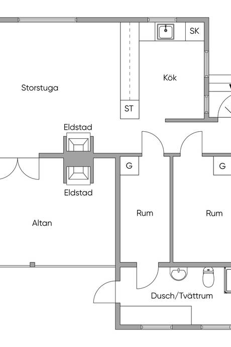 3 rum Fritidsboende på Ida Westerbergs väg 6 Stavsnäs Värmdö kommun - bild 19