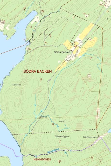 8 rum Gård med skogsbruk på Södra Backen 2 Ärtemark Bengtsfors kommun - bild 60
