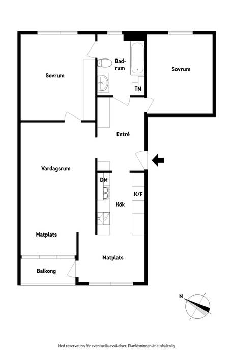 3 rum Lägenhet på Beryllgatan 65 Norra Tynnered Göteborgs kommun - bild 19