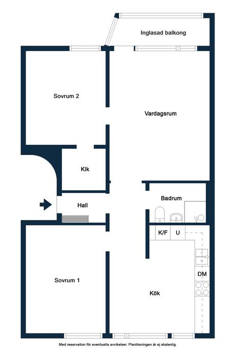 3 rum Lägenhet på Viksängsgatan 3 Viksäng Västerås kommun - bild 25