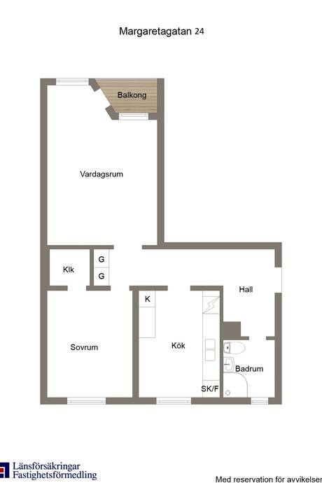 2 rum Lägenhet på Margaretagatan 24 Laholm Laholms kommun - bild 12