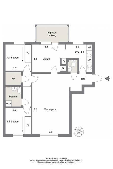 4 rum Lägenhet på Malmgatan 4 D Centralt Katrineholms kommun - bild 23