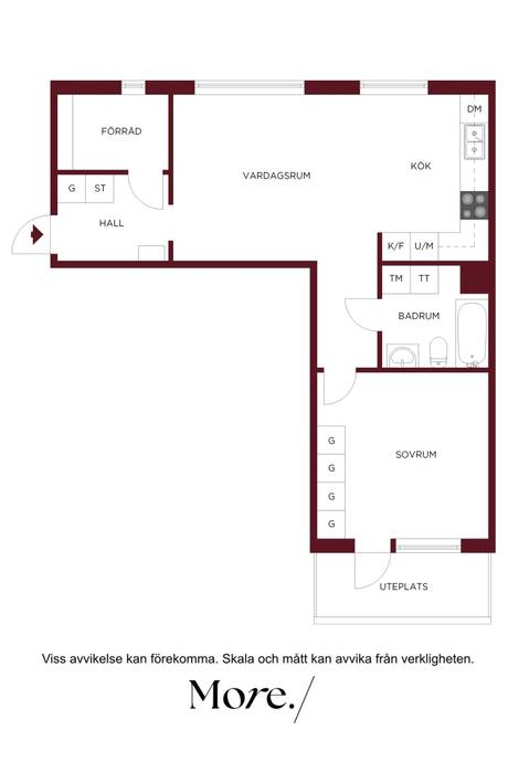 2.5 rum Lägenhet på Barkarbyvägen 66 Barkabystaden Järfälla kommun - bild 21