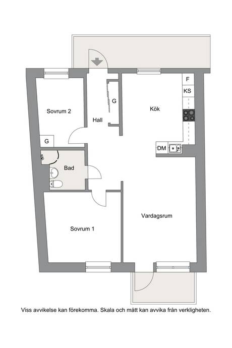 3 rum Lägenhet på Kungsgatan 24 Centrala Boden Bodens kommun - bild 24