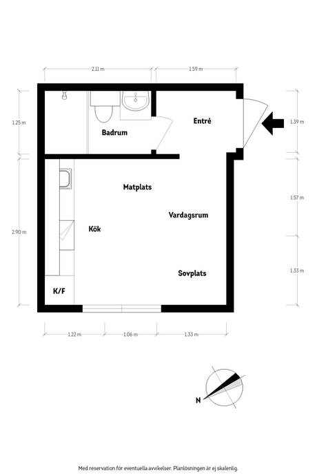 1 rum Lägenhet på Femkampsgatan 7 B Lunden Göteborgs kommun - bild 11