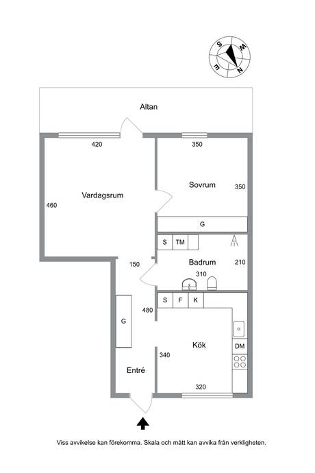 2 rum Lägenhet på Gullregnsvägen 22 D Skogstorp Falkenbergs kommun - bild 19