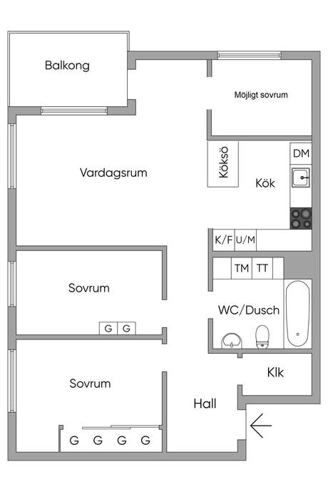 3 rum Lägenhet på Jakobsdalsvägen 6 Aspudden/Örnsberg Stockholms kommun - bild 32