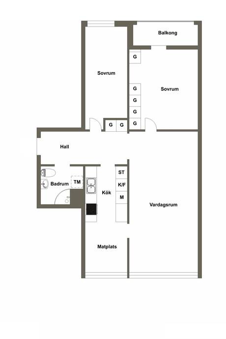 3 rum Lägenhet på Gröna gatan 65 Majorna Göteborgs kommun - bild 32