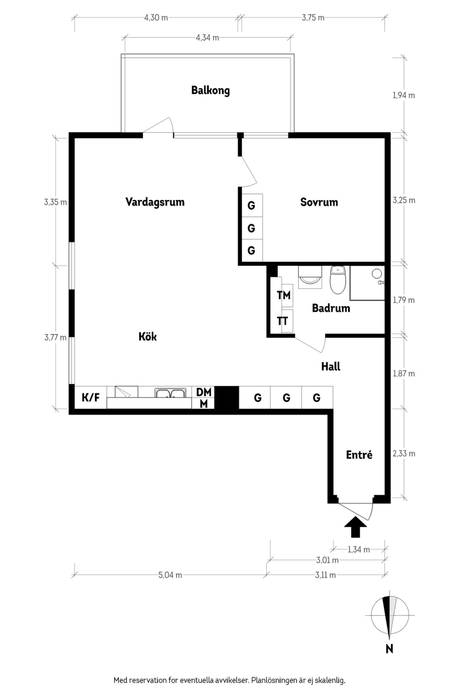 2 rum Lägenhet på Ulfsparregatan 26 Lunden Göteborgs kommun - bild 17