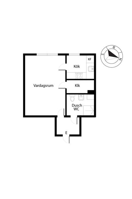 1 rum Lägenhet på Filipstadsbacken 46 Farsta Strand Stockholms kommun - bild 16