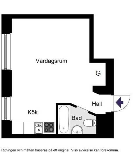 1 rum Lägenhet på Tvingvägen 26 Hökmossen/Telefonplan Stockholms kommun - bild 21