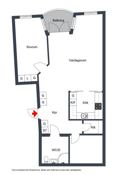 2 rum Lägenhet på Stora Brogatan 6, 2 tr Centralt Norrtälje Norrtälje kommun - bild 16
