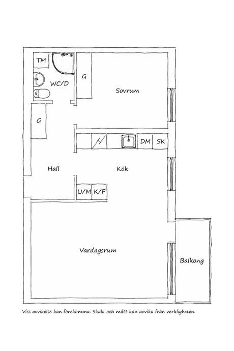 2 rum Lägenhet på Södervägen 11 E Centrala Knivsta Knivsta kommun - bild 24