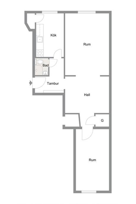 2 rum Lägenhet på Värnhemsgatan 6 Värnhem Malmö kommun - bild 28