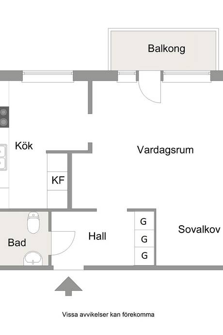 1 rum Lägenhet på Sveavägen 16A Centralt Sandvikens kommun - bild 14