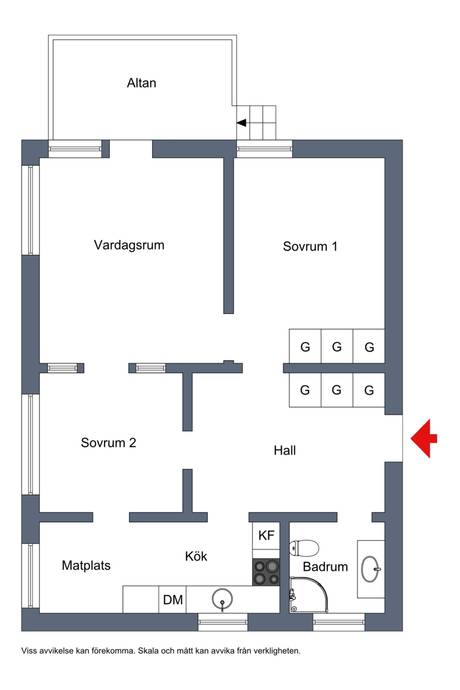 2 rum Lägenhet på Boråsvägen 16 Hammarbyhöjden Stockholms kommun - bild 29