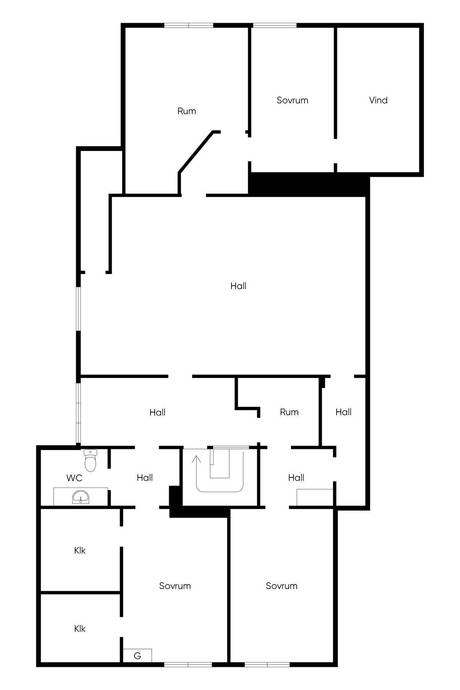 11 rum Villa på Norra Hökhuvudsvägen 2 Gimo Östhammars kommun - bild 34