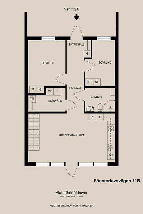 4 rum Radhus på Fönsterlavsvägen 11B Järvstagläntan Gävle kommun - bild 12