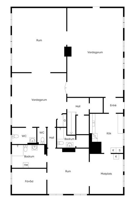 11 rum Villa på Norra Hökhuvudsvägen 2 Gimo Östhammars kommun - bild 33