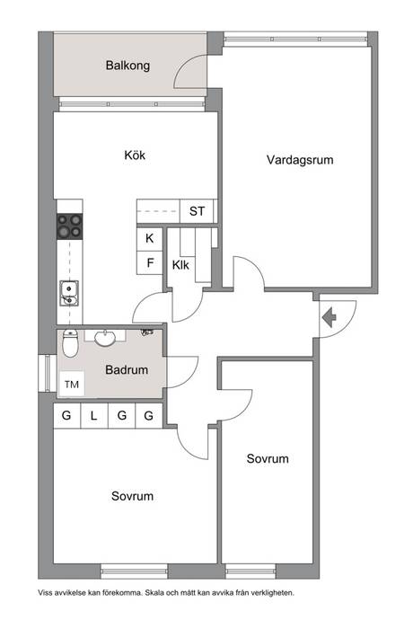 3 rum Lägenhet på Stationsgatan 1C Gimo Östhammars kommun - bild 17