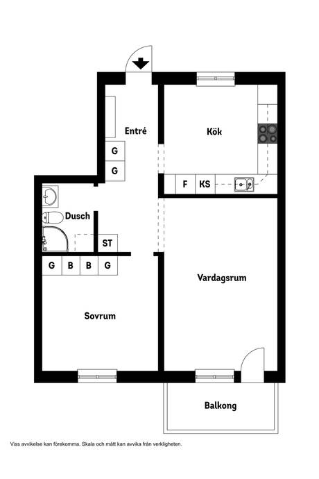 2 rum Lägenhet på Östregårdsgatan 32A Öster Växjö kommun - bild 21