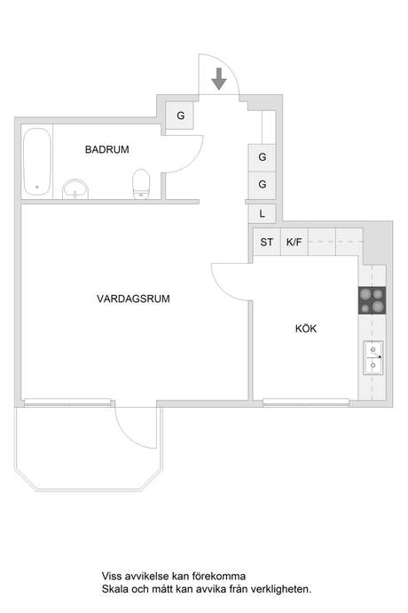 42.2 m² Lägenhet på Stationsvägen 43 Centrala Stuvsta Huddinge kommun - bild 14