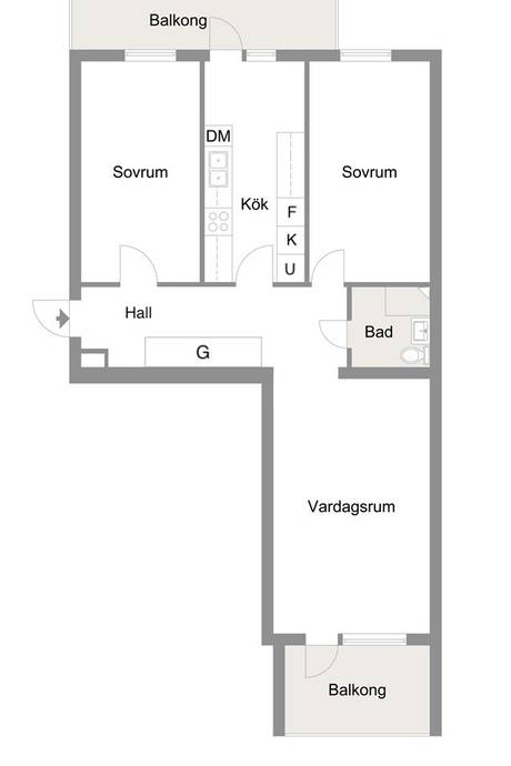 3 rum Lägenhet på Per Albin Hanssons väg 50 A Blekingsborg Malmö kommun - bild 32