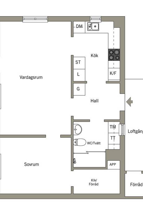 2 rum Lägenhet på Olsbergsvägen 3D Hovshaga Växjö kommun - bild 19