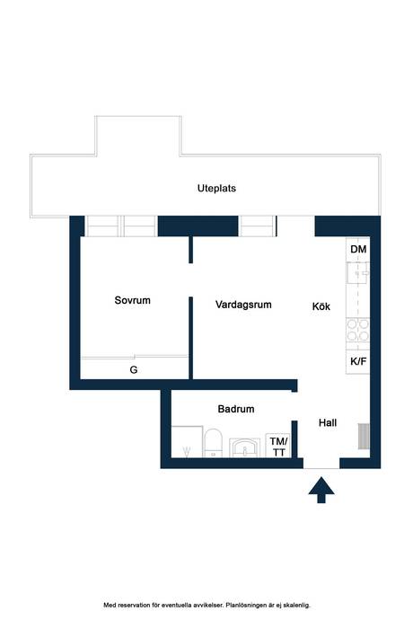 2 rum Lägenhet på Poseidongatan 17 Öster Mälarstrand Västerås kommun - bild 23