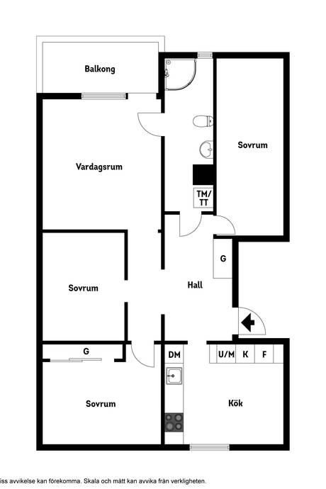 3.5 rum Lägenhet på Brynjegatan 13 Komarken Kungälvs kommun - bild 22