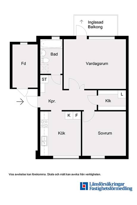 2 rum Lägenhet på Innerbyvägen 13A Hissjö Umeå kommun - bild 21