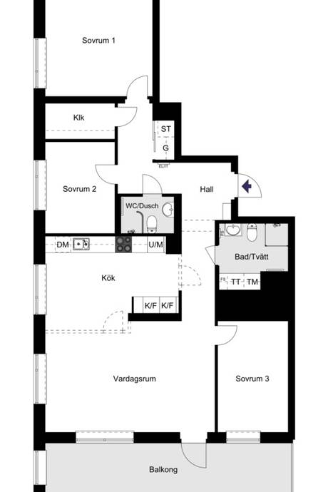 4 rum Lägenhet på Ekfatsgatan 1, 14 tr! Liljeholmskajen Stockholms kommun - bild 62