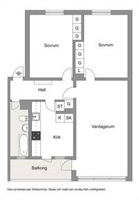 3 rum Lägenhet på Kommendantsvägen 36 Näsby Kristianstads kommun - bild 13