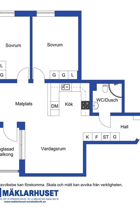 3 rum Lägenhet på Folkparksgatan 7 Centralt Örnsköldsviks kommun - bild 25