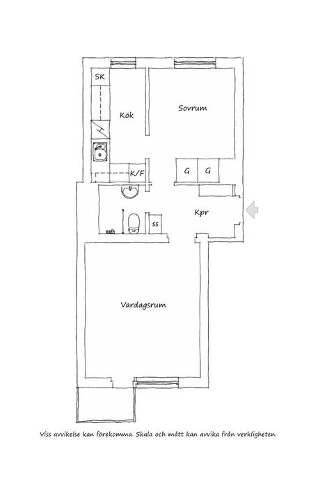2 rum Lägenhet på Egilsgatan 9A Svartbäcken Uppsala kommun - bild 18