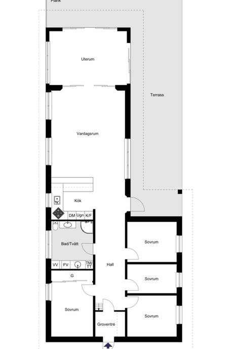 5 rum Villa på Kustvägen 23A Mellbystrand Laholms kommun - bild 33