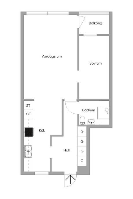2 rum Lägenhet på Seglaregatan 10 Majorna Göteborgs kommun - bild 23