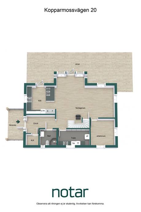 7 rum Villa på Kopparmossvägen 20 Lindbacken Uppsala kommun - bild 45