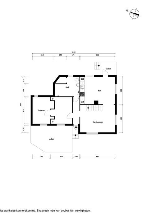 4 rum Villa på Mossaledsvägen 93 Torred Kungsbacka kommun - bild 26